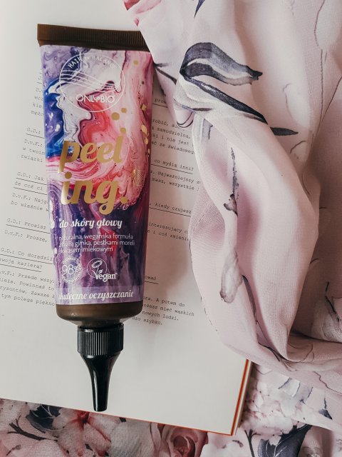OnlyBio Hair Balance, Peeling do skóry głowy, Formuła z białą glinką, pestkami moreli i kwasem mlekowym 