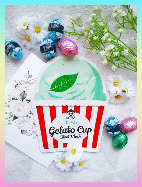 Dr. Mola Maska do twarzy w płacie, Gelato Cup Sheet Mask, Matcha