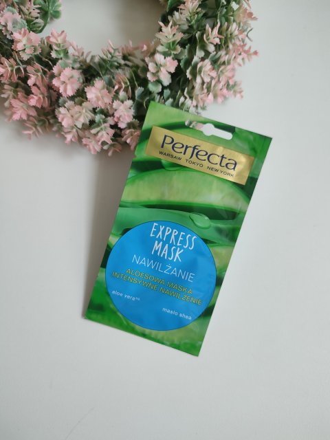 Perfecta Express Mask, Nawilżanie, Aloesowa maseczka do twarzy