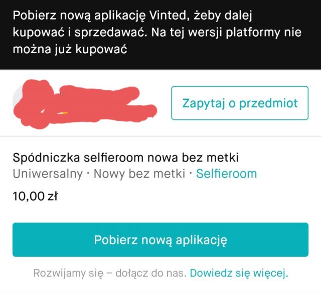 Pokaż swój profil na Vinted