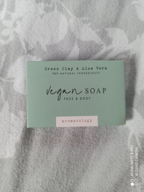 aromacology Mydło w kostce, Green Clay & Aloe Vera