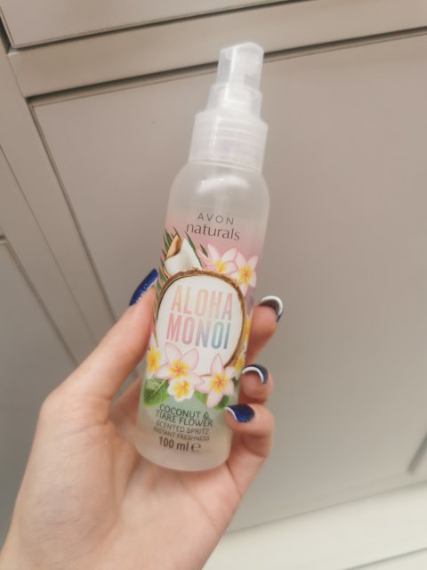 Avon Naturals, Mgiełka do ciała, Aloha Monoi, Coconut & Tiare Flower