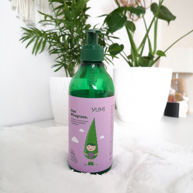 Yumi Żel pod prysznic, Aloes + Winogrono