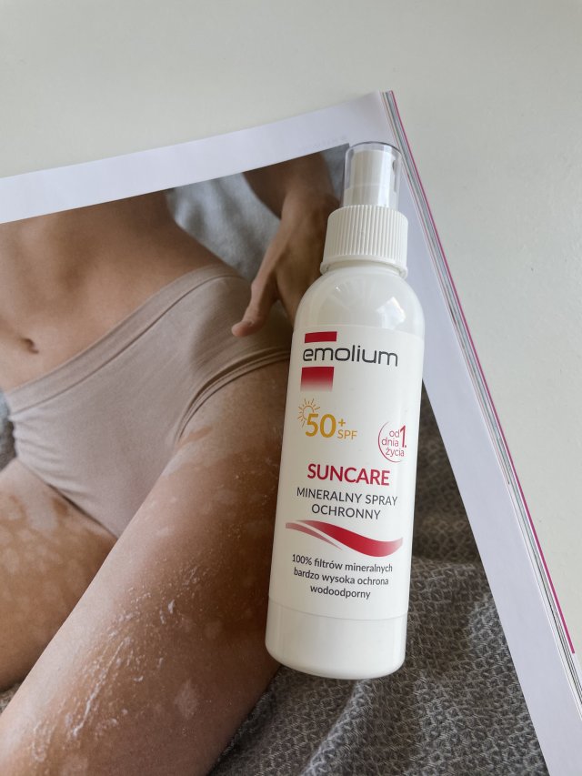 Emolium SunCare, Spray ochronny do ciała, Mineralny, Spf 50+