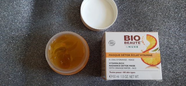 NUXE Bio Beaute, Maska do twarzy, Witaminowa z wodą pomarańczową, Vitamin Rich Detox Mask