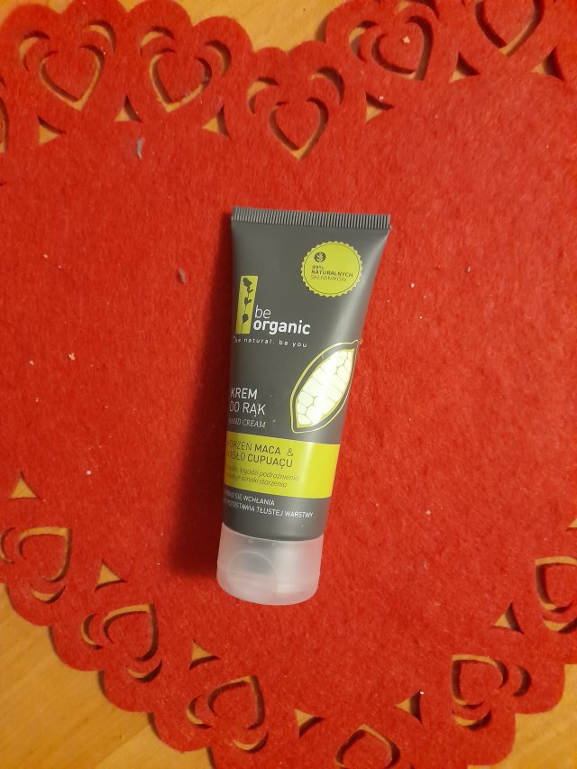 Be Organic Krem do rąk, Korzeń Maca & Masło Cupuacu