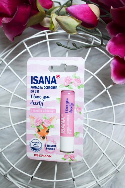 Isana Pomadka ochronna do ust,  Coconut