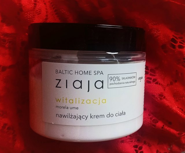 Ziaja Baltic Home Spa, Witalizacja, Krem do ciała, Nawilżający, Morela ume