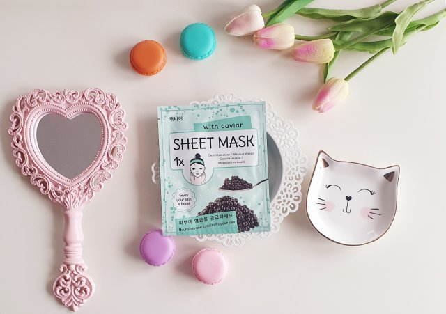 Mascot Europe Maska do twarzy w płacie, Caviar