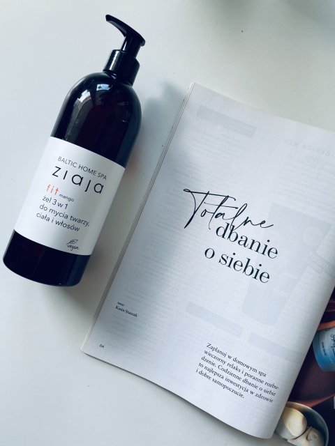Ziaja Baltic Home SPA, Fit, Żel do mycia twarzy, ciała i włosów, 3w1, Mango