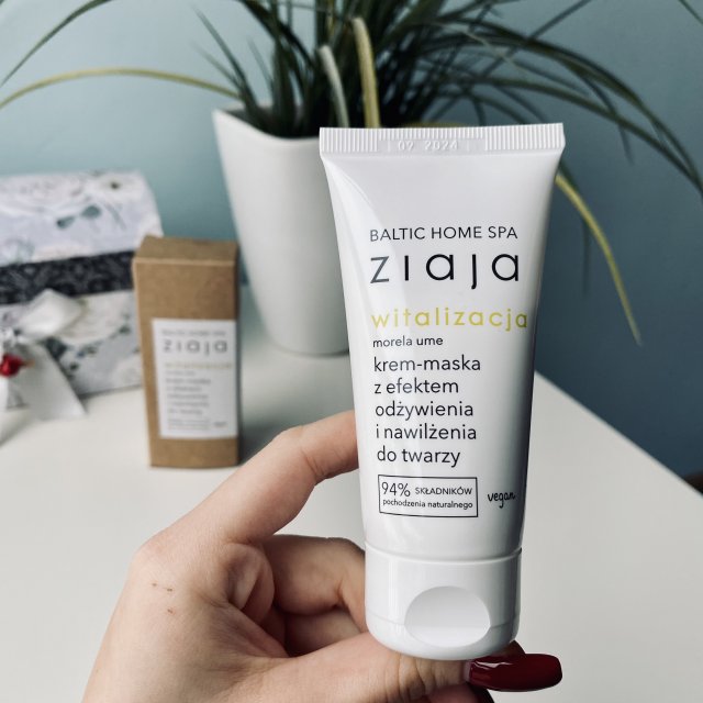 Ziaja Baltic Home Spa, Witalizacja, Krem-maska do twarzy, Odżywienie i nawilżenie, Morela Ume