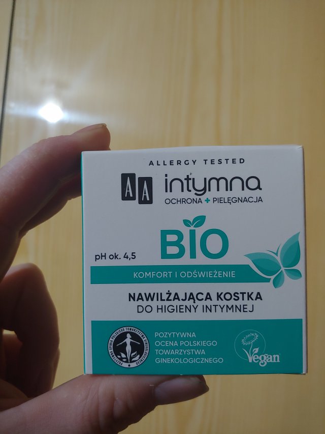 AA Bio,  Kostka do higieny intymnej, Nawilżająca