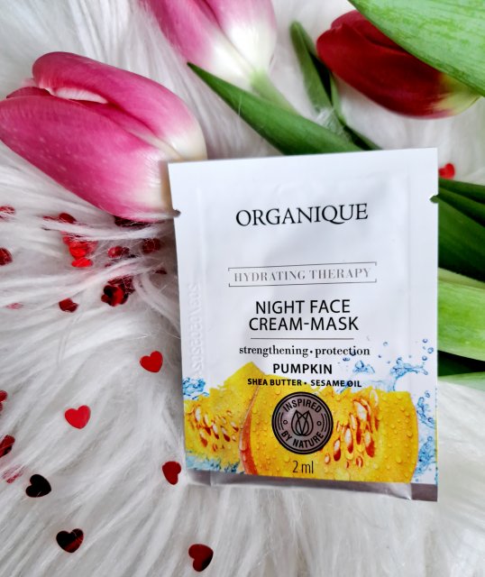 Organique Night face cream-mask