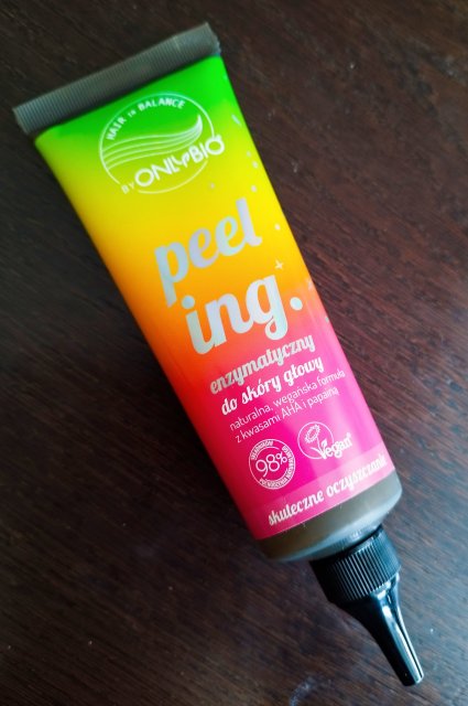 OnlyBio Hair Balance, Peeling enzymatyczny do skóry głowy, Kwasy AHA i papaina