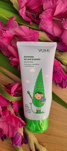 Yumi Żel pod prysznic, Aloes + Borówka