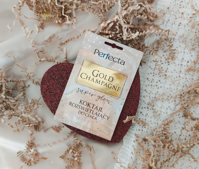 Perfecta Gold Champagne, Koktajl do ciała, Rozświetlający, Super Glow