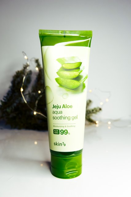 SKIN 79 Jeju Aloe, Aqua Soothing Gel, Żel aloesowy, Łagodzący