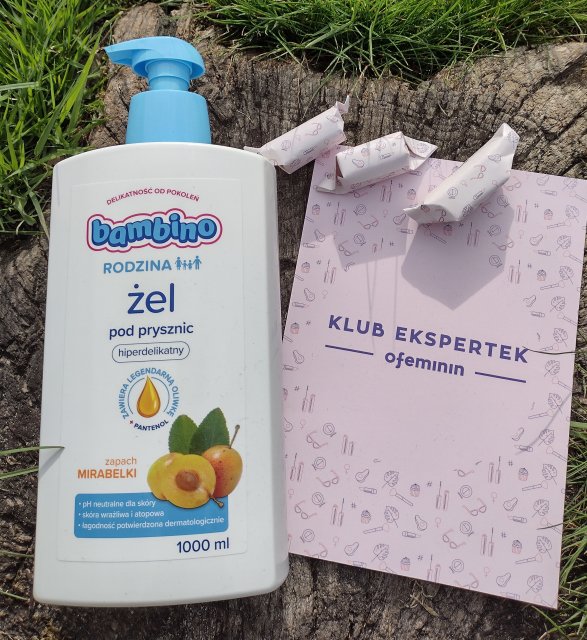 Bambino Rodzina, Żel pod prysznic, Hiperdelikatny, Mirabelka