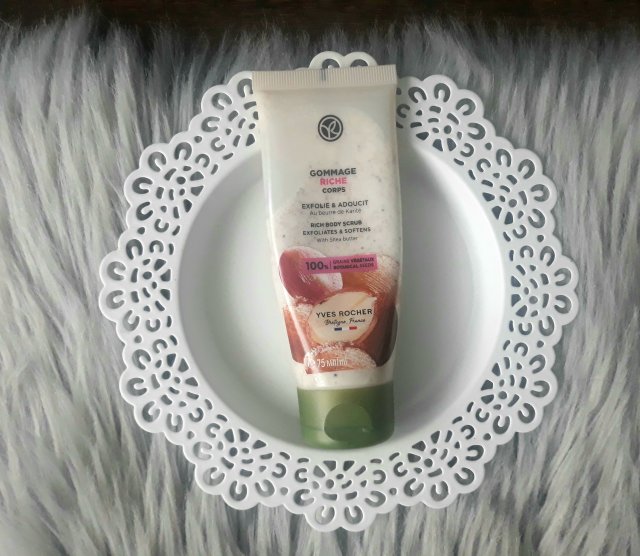 Yves Rocher Peeling do ciała, Gommage Riche Corps, odżywczy peeling do ciała z masłem karite