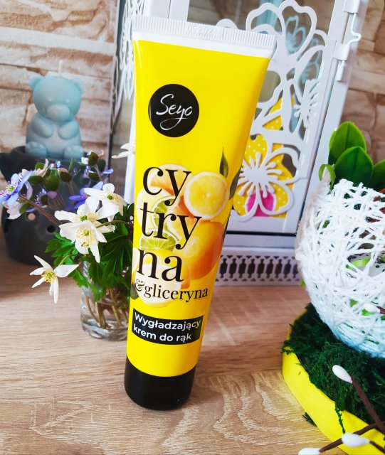 Seyo Krem do rąk, Wygładzający, Cytryna i gliceryna 