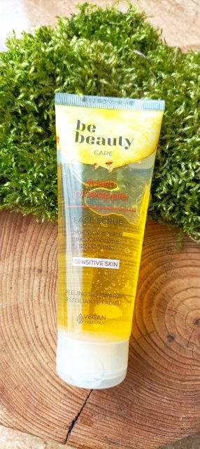 BeBeauty Care, Peeling do twarzy, Enzymatyczny, Ananas, Oczyszczenie i wygładzenie
