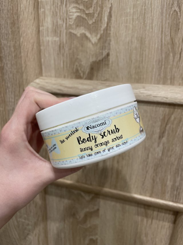 Nacomi Peeling do ciała, Body Scrub, Sunny Orange Sorbet