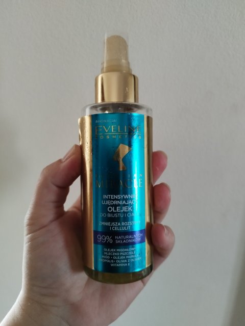 Eveline Egyptian Miracle, Olejek do biustu i całego ciała, Ujędrniający 