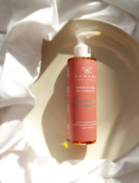 Mawawo Natural Cosmetics Olejek do mycia twarzy, Hydrofilowy, Hydrophilic Cleansing Oil
