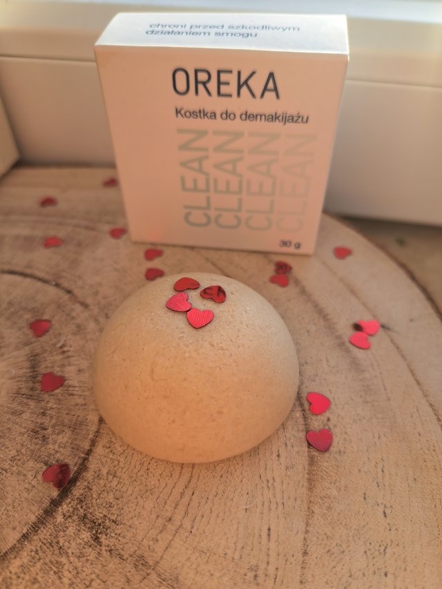 OREKA Kostka do demakijażu, z drogocennymi olejami