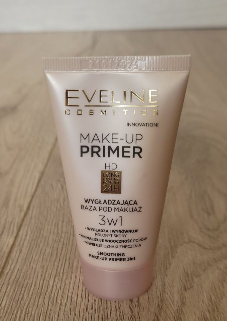 Eveline Make-up Primer, Baza pod makijaż, Wygładzająca, 3w1