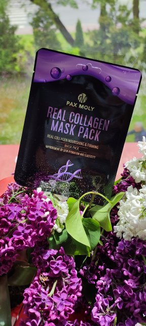 Pax Moly Maska do twarzy w płacie, Real Collagen Mask Pack