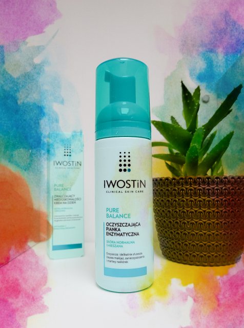 Iwostin Pure Balance, Pianka do mycia twarzy, Oczyszczająca, Enzymatyczna
