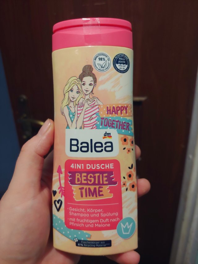 Balea Żel pod prysznic i szampon, 4w1, Bestie Time