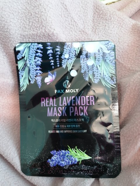 Pax Moly Maska do twarzy w płacie, Real Lavender Mask Pack