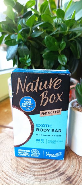 Nature Box Mydło w kostce, Z olejem z kokosa