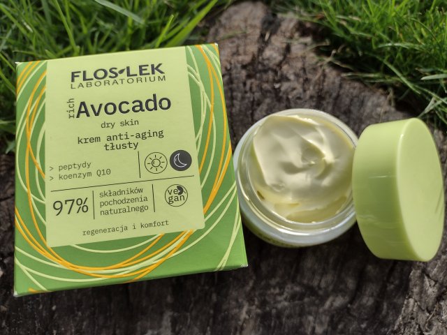 FlosLek Rich Avocado, krem anti-aging, tłusty 
