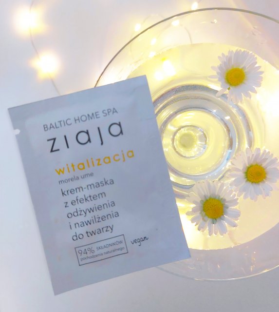 Ziaja Baltic Home Spa, Witalizacja, Krem-maska do twarzy, Odżywienie i nawilżenie, Morela Ume