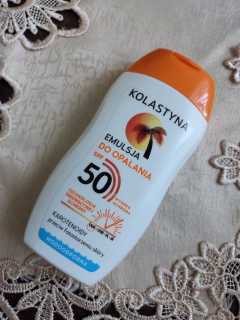 Kolastyna Emulsja do opalania wodoodporna, SPF 50