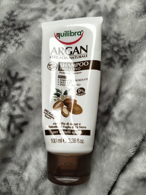 Equilibra Szampon do włosów, Ochronny, Arganowy 
