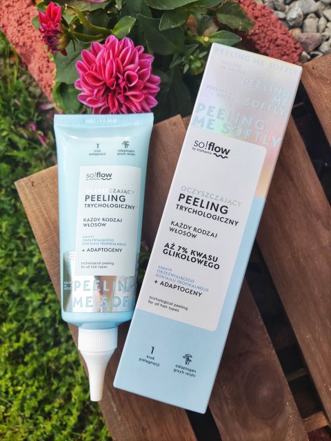 So!Flow Peeling trychologiczny, Oczyszczający, Każdy rodzaj włosów, Zapach orzeźwiającego koktajlu tropikalnego