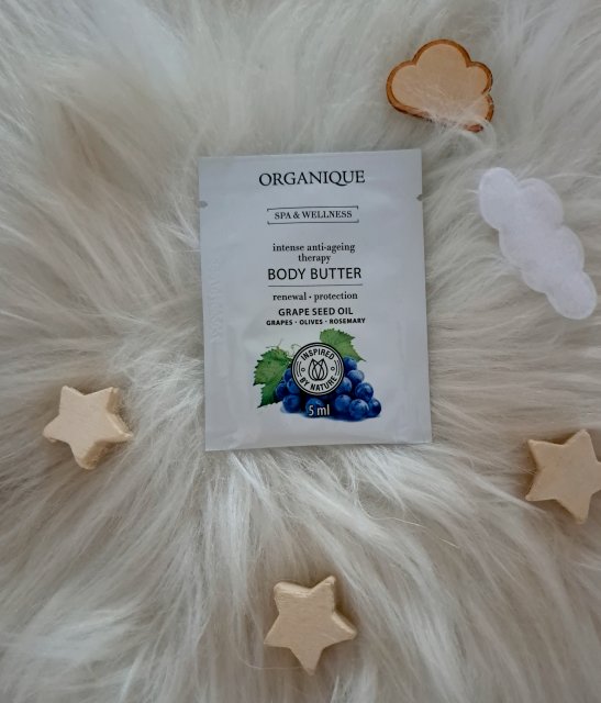 Organique Masło do ciała, Przeciwstarzeniowe, Intense Anti-Ageing, Grape 