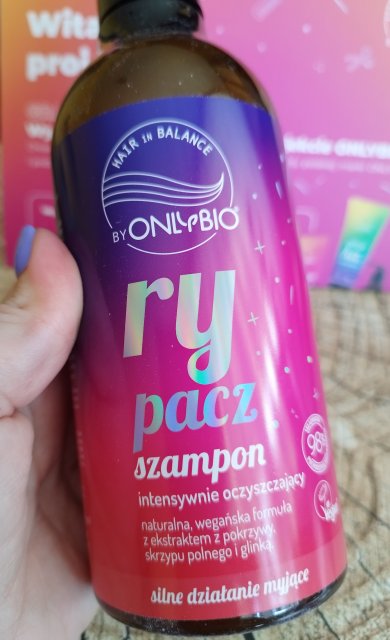 OnlyBio Hair Balance, Szampon do włosów, Intensywnie oczyszczający, Rypacz