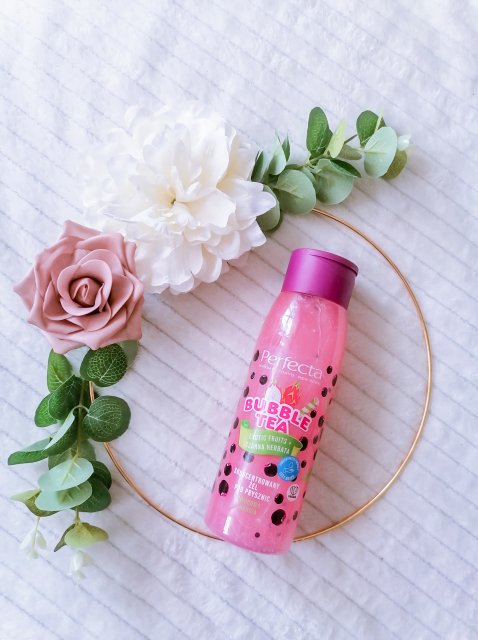 Perfecta Bubble Tea, Żel pod prysznic, Skoncenteowany, Exotic fruits + Czarna herbata