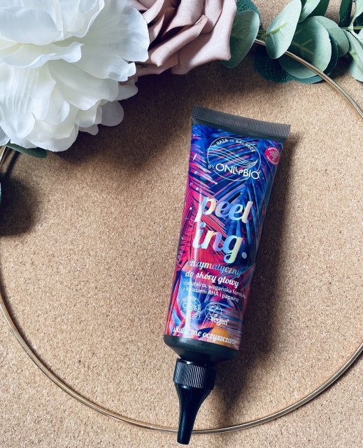 OnlyBio Hair Balance, Peeling enzymatyczny do skóry głowy, Kwasy AHA i papaina