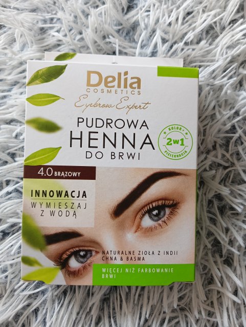Delia Henna do brwi, Pudrowa, 4.0 Brązowy