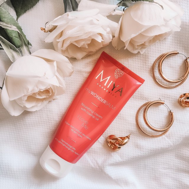 Miya Cosmetics myWONDERbalm, I love me, Krem do twarzy, Odżywczy, Olejek z róży