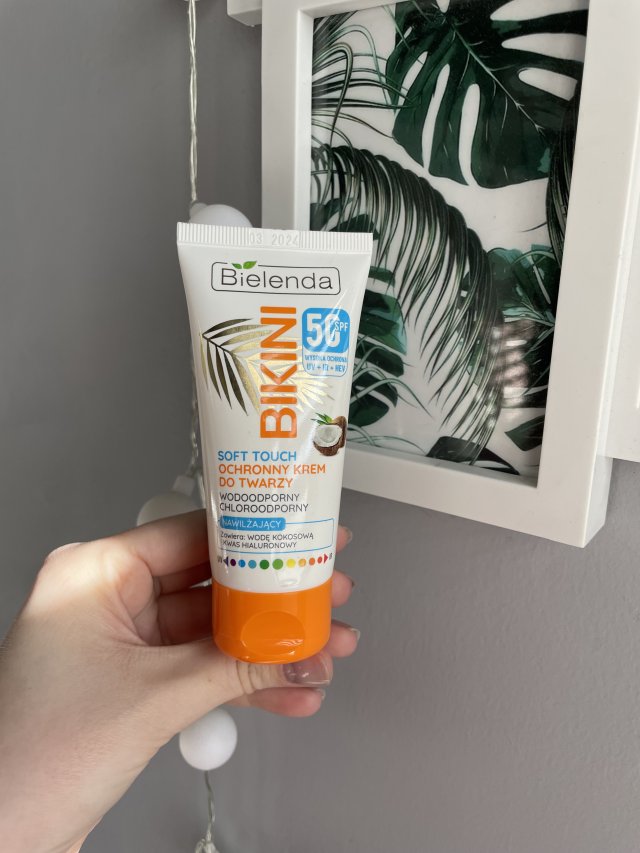 Bielenda Bikini, Soft Touch, Ochronny krem do twarzy z filtrem SPF 50