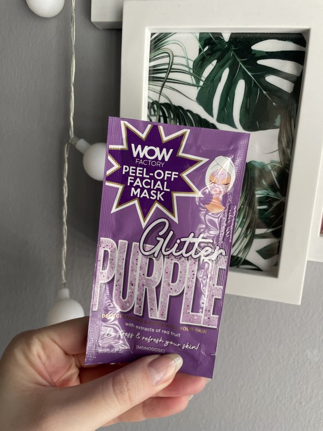 Maxbrands Marketing B.V. Wow Factory, Maska do twarzy, Peel-off, Glittermask, De-Stress & Refresh Your Skin