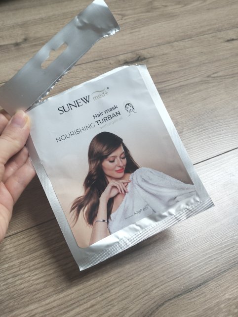 SUNEW med+, Maska do włosów w czepku, Nourishing Turban, Odżywcza, Z olejem arganowym