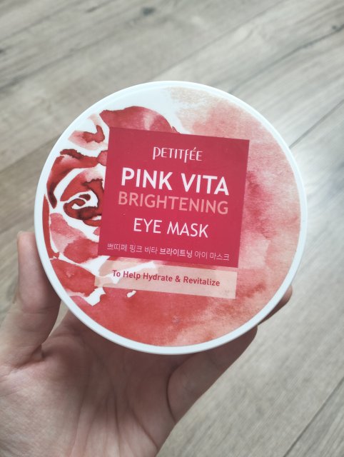 Petitfee Płatki pod oczy, Pink Vita, Brightening Eye Mask 